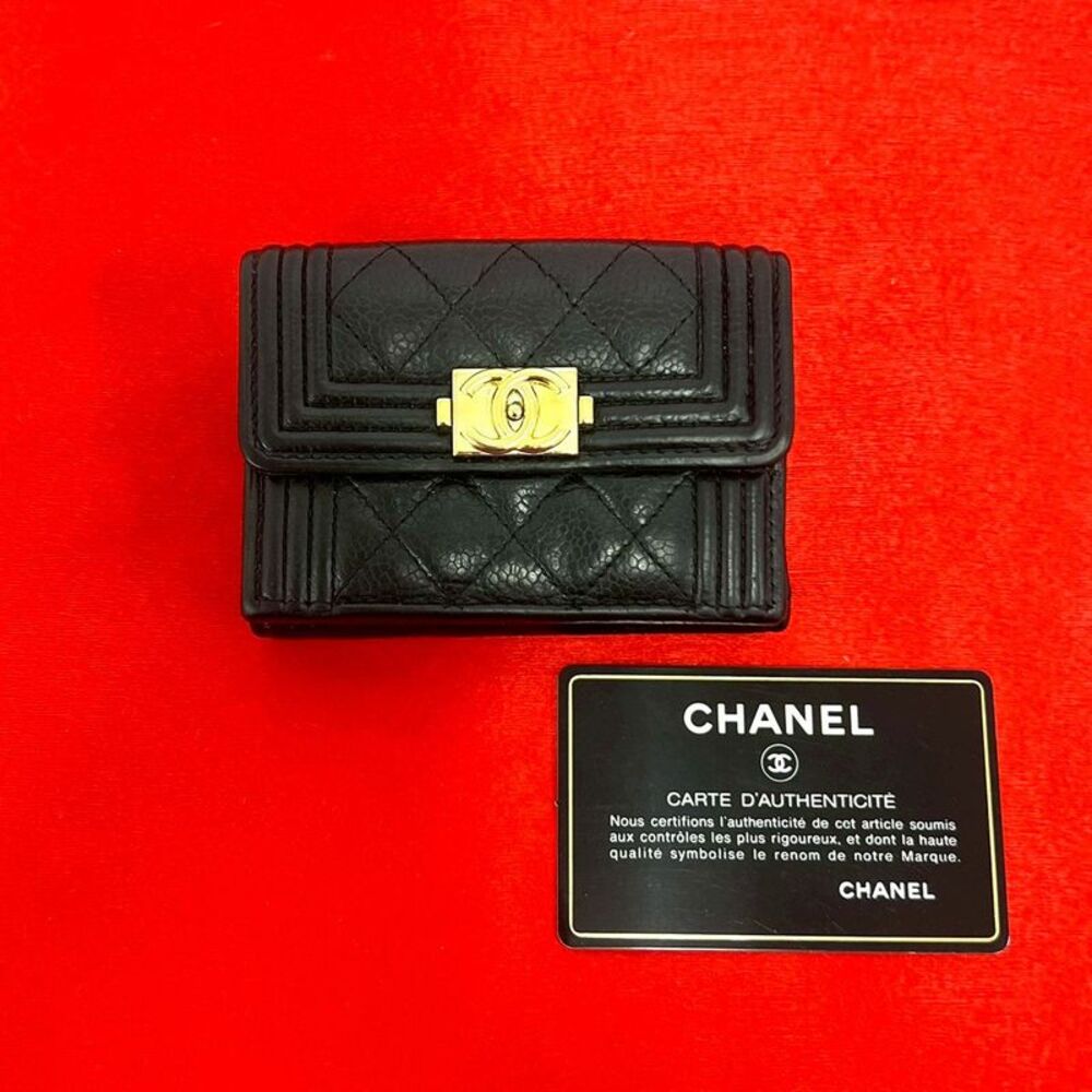Chanel Boy Chanel Leather Wallet